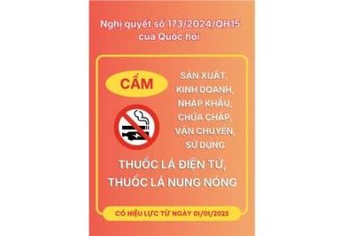 Quyết liệt bài trừ thuốc lá điện tử, thuốc lá nung nóng