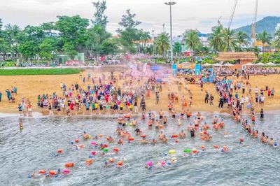 Sôi động Giải bơi biển “Quy Nhơn Nam Swim - 2026”