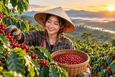 Giá cà phê hôm nay 27/9: Trong nước tăng mạnh, Robusta bật 77 USD