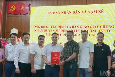 Xã Nậm Xé hoàn tất thủ tục đất đai cho dự án Thủy điện Suối Chăn