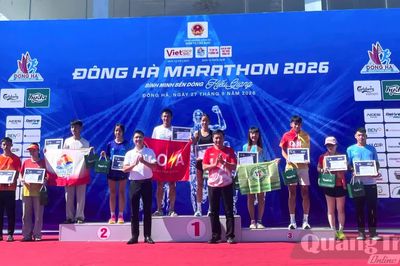 Hơn 2.000 vận động viên tham gia giải chạy Đông Hà Marathon năm 2026