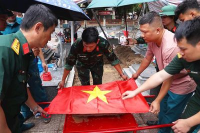 Hà Nội về đích sớm trong chiến dịch lấy mẫu hài cốt liệt sĩ