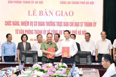 Công an Hà Nội là Cơ quan Thường trực Ban Chỉ đạo 57 Thành ủy: Bắt đầu giai đoạn kiến tạo kết quả