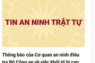 Cơ quan An ninh điều tra Bộ Công an khởi tố 3 đối tượng về tội khủng bố