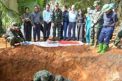 Lào Cai tổ chức Lễ truy điệu và an táng 60 hài cốt liệt sĩ
