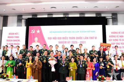 Trung tướng Nguyễn Hữu Chính tái đắc cử Chủ tịch Hội Nạn nhân chất độc da cam/dioxin Việt Nam lần thứ VI, nhiệm kỳ 2026-2031