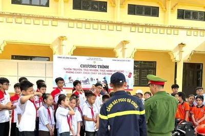 Tăng cường kỹ năng phòng cháy, bảo đảm an toàn trường học ở Phú Thọ