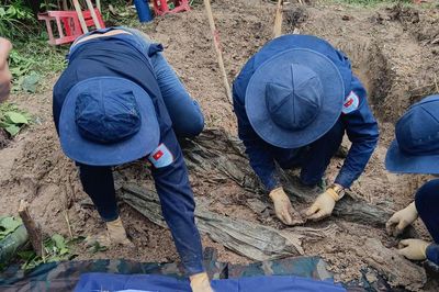 Tìm kiếm, quy tập thêm 5 hài cốt liệt sĩ tại xã Ô Lâm, tỉnh An Giang