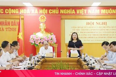 Công bố quyết định của Bộ Nội vụ về kiểm tra công tác tổ chức thi hành pháp luật