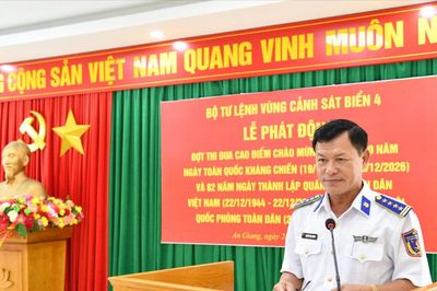 BTL Vùng Cảnh sát biển 4 phát động Đợt thi đua cao điểm '80 ngày thi đua Quyết thắng - Viết tiếp bản hùng ca'