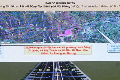 Hải Phòng đầu tư dự án đường Đông Tây hơn 22.669 tỷ đồng theo hình thức BT
