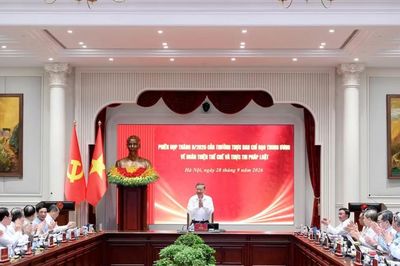 Pháp luật phải tháo gỡ điểm nghẽn, khơi thông nguồn lực phát triển
