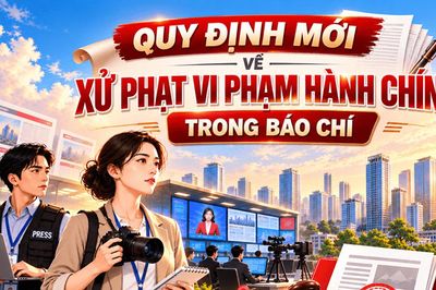 [Infographic] - Quy định mới về xử phạt vi phạm hành chính trong báo chí