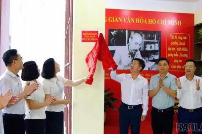 Phường Lào Cai: 90/111 chi bộ, đảng bộ xây dựng mô hình “Không gian văn hóa Hồ Chí Minh”