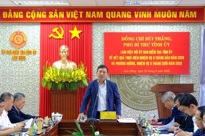 Lâm Đồng nâng cao hiệu quả kiểm tra, giám sát trong tình hình mới