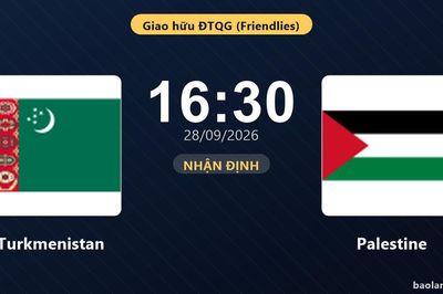 Trận Turkmenistan vs Palestine bị hủy