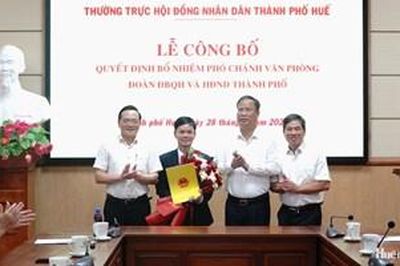 Đồng chí Phan Hữu Chánh được bổ nhiệm giữ chức Phó Chánh Văn phòng Đoàn ĐBQH và HĐND thành phố