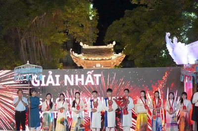 Hà Nội: Trường THCS Chu Văn An (xã Thanh Trì) giải Nhất cuộc thi 'Tìm hiểu Di tích Quốc gia đặc biệt Văn Miếu - Quốc Tử Giám'