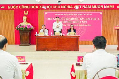 Cao Bằng: Cử tri kiến nghị nhiều vấn đề về chế độ, chính sách và đầu tư công