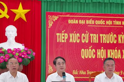 Đoàn ĐBQH tỉnh Khánh Hòa tiếp xúc cử tri phường Bắc Nha Trang