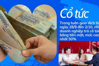 Doanh nghiệp đua trả cổ tức, cao nhất lên tới 50%