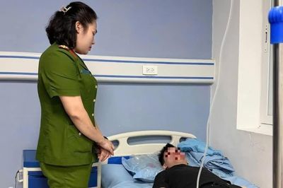 Nữ Đại úy kịp thời đưa nam thanh niên bị tai nạn đi cấp cứu