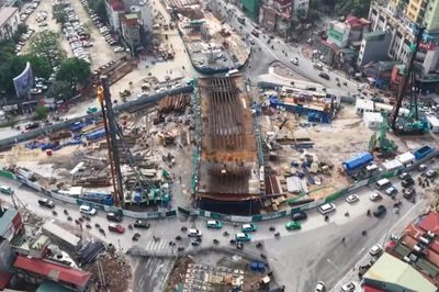 Cần tổ chức giao thông hợp lý tại nút giao đang thi công