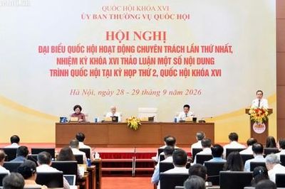Hội nghị đại biểu Quốc hội hoạt động chuyên trách lần thứ Nhất:  Cho ý kiến đối với 17 dự án luật quan trọng trình Quốc hội tại Kỳ họp thứ hai