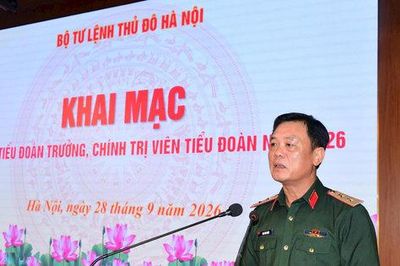 Bộ Tư lệnh Thủ đô Hà Nội khai mạc Hội thi Tiểu đoàn trưởng, Chính trị viên tiểu đoàn năm 2026