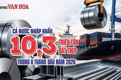 Việt Nam chi 7,7 tỉ USD nhập sắt thép, một nước chiếm gần nửa
