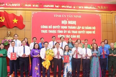 Tây Ninh thành lập 2 Đảng bộ quan trọng
