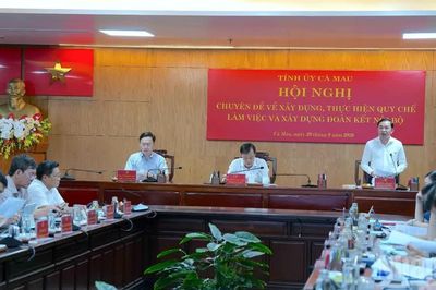 Cà Mau siết chặt quy chế làm việc, củng cố đoàn kết nội bộ từ cơ sở