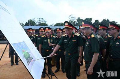 Chuẩn bị tổ chức Diễn tập chung về phòng thủ dân sự giữa quân đội ba nước Việt Nam - Lào - Campuchia năm 2026