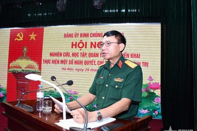 Đảng ủy Binh chủng Đặc công quán triệt, triển khai thực hiện một số nghị quyết, chỉ thị của Bộ Chính trị
