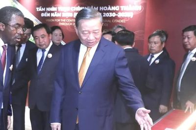 Tổng Bí thư, Chủ tịch nước Tô Lâm dự lễ khởi công Dự án đầu tư bảo quản, tu bổ, phục hồi Điện Kính Thiên