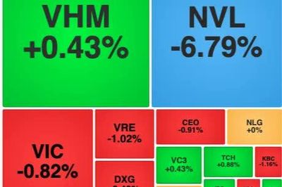 PNJ và NVL giảm sàn phiên thứ 2, dư bán hàng chục triệu cổ phiếu
