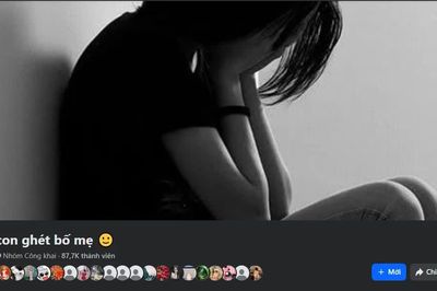 Xuất hiện hội nhóm 'con ghét bố mẹ' trên Facebook với gần 90 nghìn thành viên