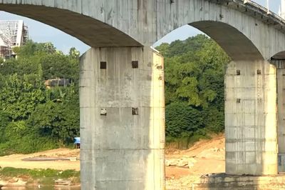 Sửa cầu Sông Lô vỡ tiến độ, nhiều hạng mục chưa triển khai