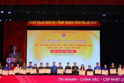 Báo và PTTH Hà Tĩnh đạt giải B Cuộc thi bảo vệ nền tảng tư tưởng của Đảng trong đoàn viên, thanh thiếu niên
