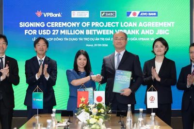 VPBank huy động 27 triệu USD từ ngân hàng Nhật Bản cho dự án truyền tải điện