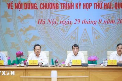 Hội nghị Ban Thường vụ Đảng ủy Chính phủ và Ban Thường vụ Đảng ủy Quốc hội