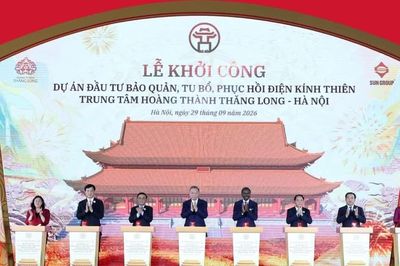 Hà Nội khởi công Dự án đầu tư bảo quản, tu bổ, phục hồi Điện Kính Thiên