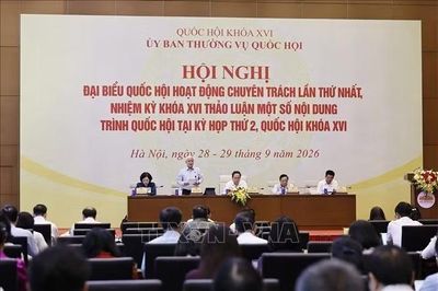 Hội nghị đại biểu Quốc hội hoạt động chuyên trách: Giải quyết vấn đề của thực tiễn, mở đường cho phát triển