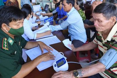 Chung tay chăm sóc sức khỏe cho hơn 700 người dân ở biên giới biển