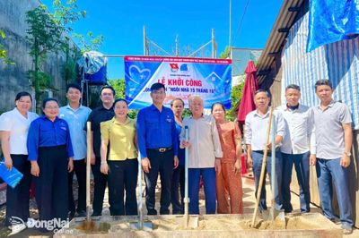 Khởi công xây dựng 2 công trình Ngôi nhà 15 tháng 10