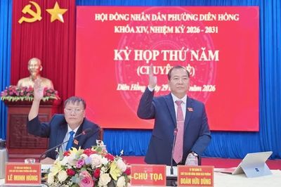 HĐND phường Diên Hồng thông qua 5 nghị quyết quan trọng