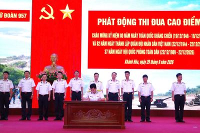 Lữ đoàn 957 phát động “80 ngày thi đua Quyết thắng - Viết tiếp bản hùng ca”