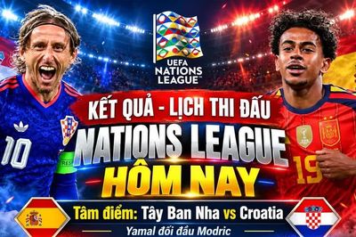 Lịch thi đấu Nations League hôm nay 29/9: Tâm điểm Tây Ban Nha vs Croatia