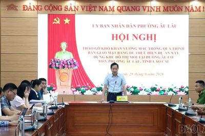 Phường Âu Lâu tháo gỡ vướng mắc mặt bằng Dự án Khu đô thị mới đường Âu Cơ
