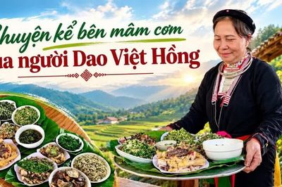 Chuyện kể bên mâm cơm của người Dao Việt Hồng